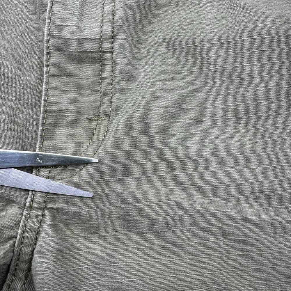 Wrangler Riggs Canvas Double Knee Cargo‎ Pants Green Carpenter Men's 38x30 Work